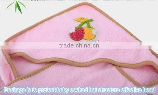 China supplier High quality baby bath towel 100% cotton