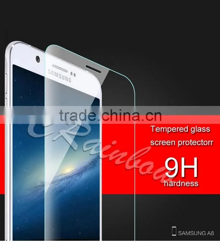 High quality tempered glass screen protector for Samsung Galaxy A8 A800 A800f