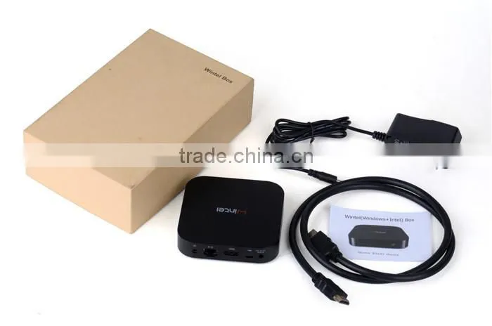 Original Wintel W8 Mini PC Box with window 8 8.1 OS Intel Quad Core 1.33GHz CPU 2G RAM 32G with Bluetooth