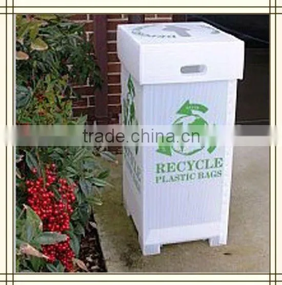 2014 high quality corrugated plastic recycle bins