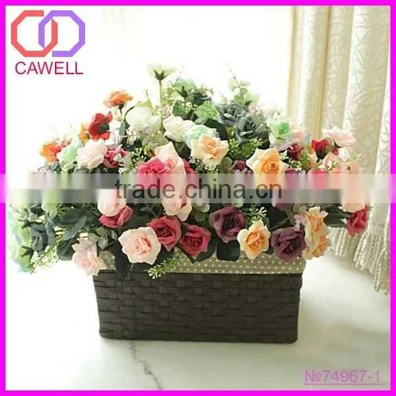 artificial flower plastic rose bush