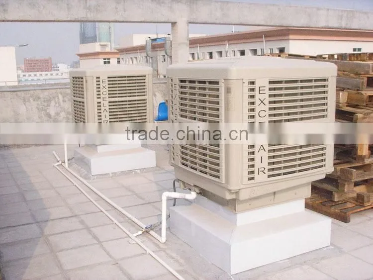 swamp evaporative air cooler for plant