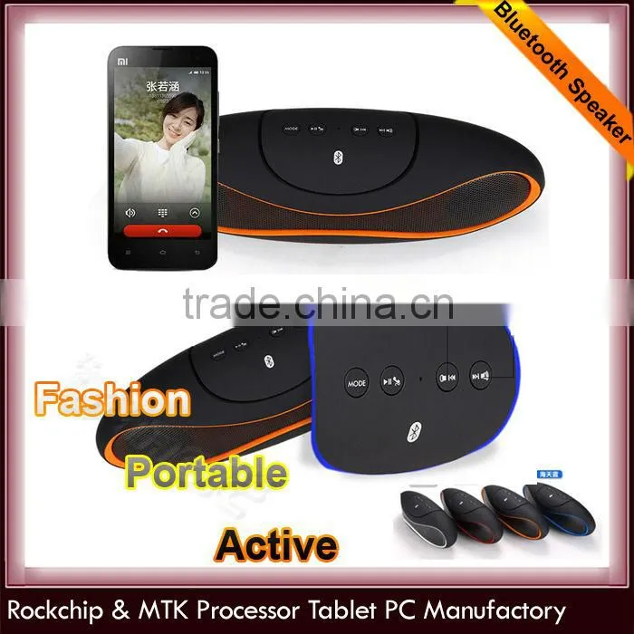 QFX TF/AUX/USB/FM portable Bluetooth Speaker Built-in Microphone with rechargeable lithium battery