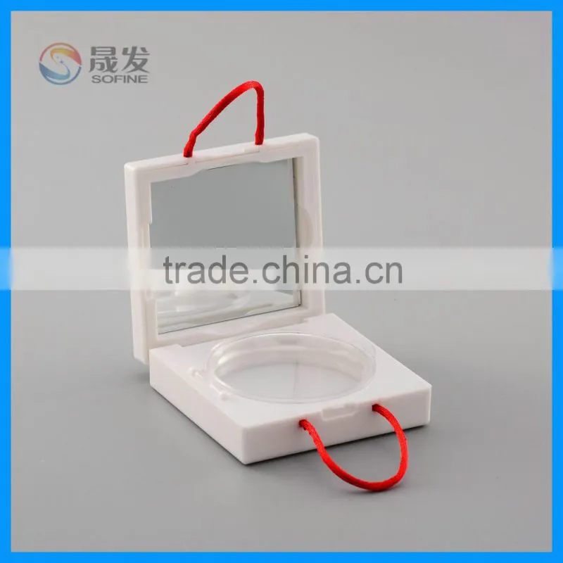 Empty blush compact powder case/ compact cosmetic case