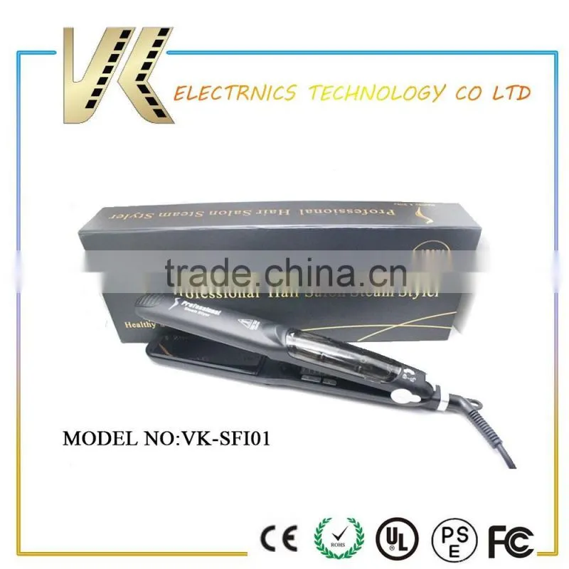 Professional new hair straightener with steam function