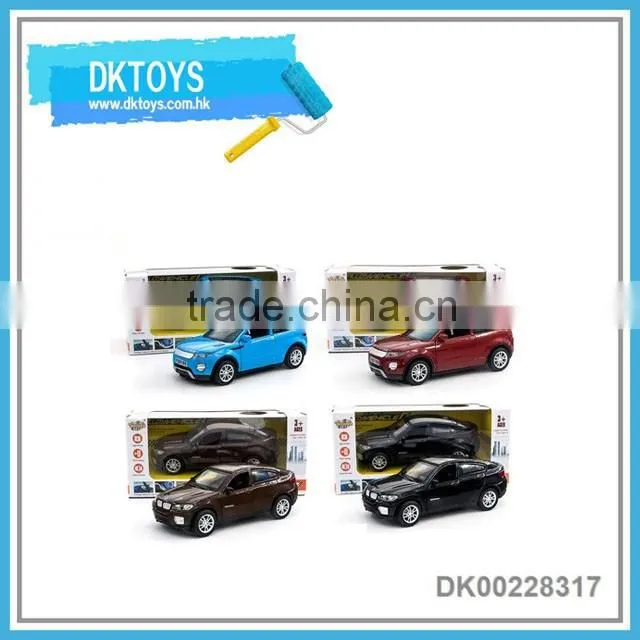 Cool design 1:36 pull back open door diecast racing car with IC