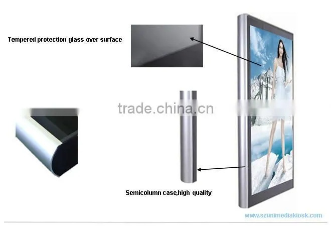 Smart HD wall mounted 42 inch LCD digital advertising screen
