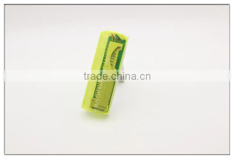 Wholesale 4 slots USB 2.0 card reader With SD&TF Card(OS-CR105)