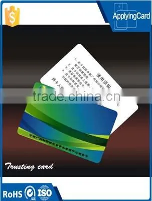 Offset printing pvc smart card rfid contactless card for bus card