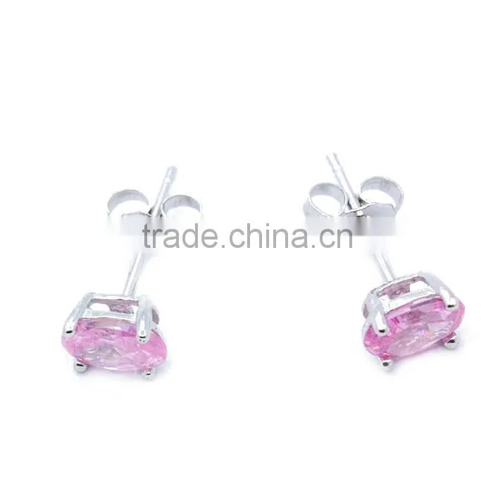 Trendy 2014 alibaba china cheap wholesale fashion design cz ear stud for girls