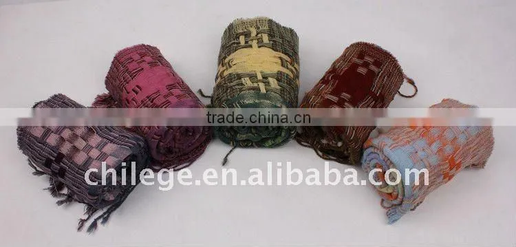cheap fashion wool crochet multi colors ring scarfs