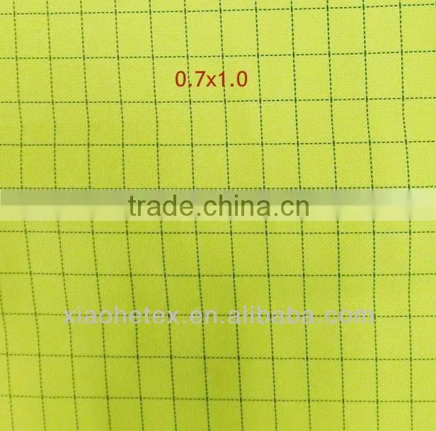 coated Anti-static fluorescent 100%polyester textile grids 0.5x0.5 textile