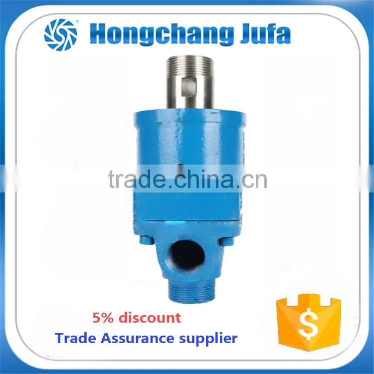 Double ball bearing casting iron 40a swivel joint for rotating drum