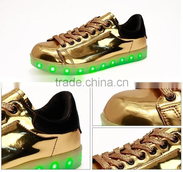 2016 Newest Unisex Shoes Wholesale Factory LED Light Shoes