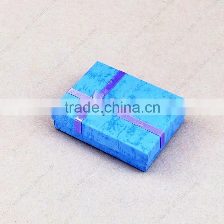 hotsale high quality jewelry gift paper packaging box with ribbon