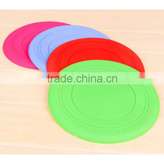 silicone Flying Disc corlorful silicone dog toy with reasonable price