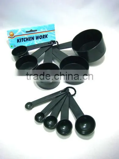 Kitchenware Plastic Measuring Sets-spoons and cup for One Dollar Item