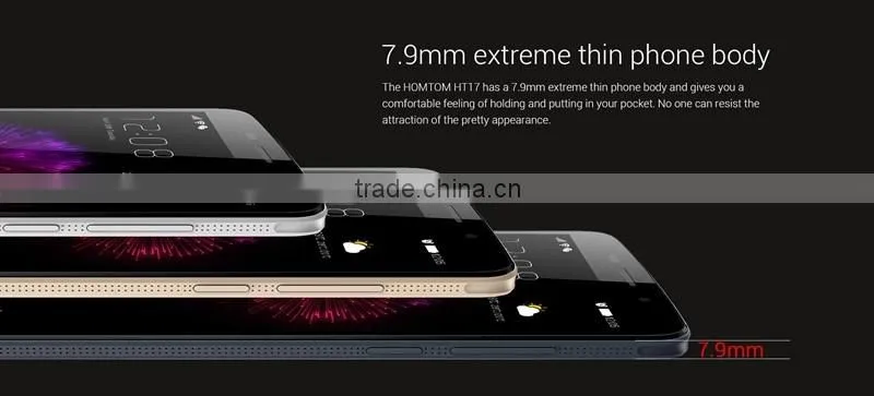 HOMTOM HT17 4G Smartphone 64bit MTK6737 Quad Core Android 6.0 5.5 inch HD