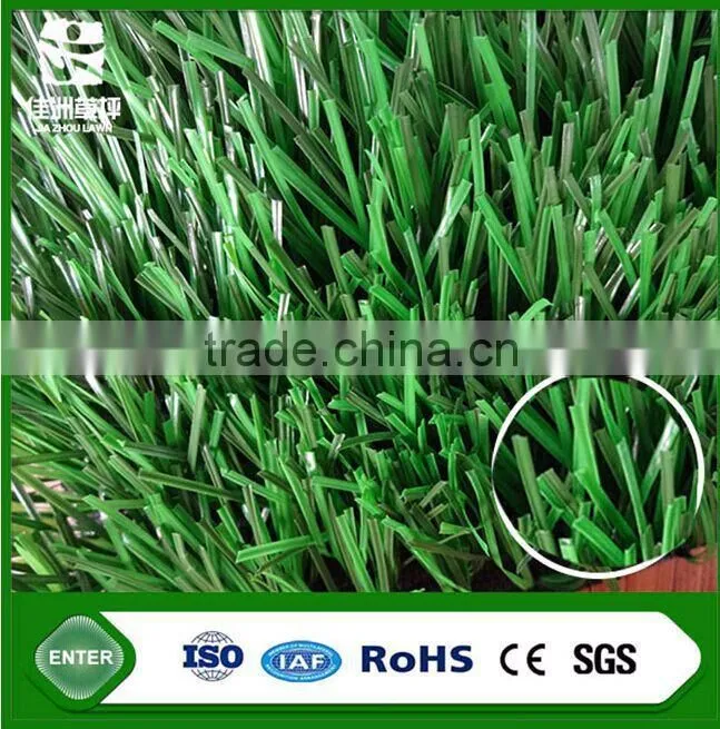 Top quality high standard bicolor soft touching synthetic artificial green grass wall for futsal football