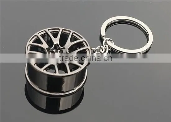 Men's color plated metal nickle free design your own keychain