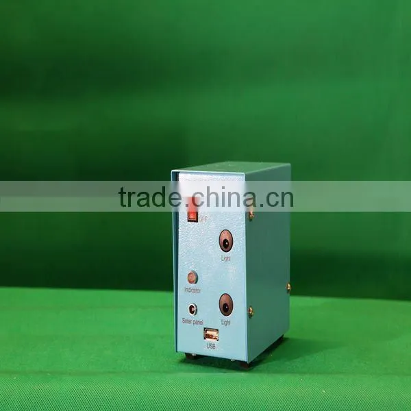 mini solar home system for home lighting/solar led bulb with mobile charger USB charged by sunlight