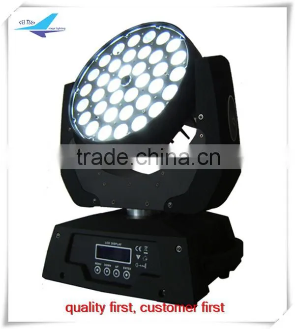 moving led dj lights 36*18w rgbwa uv 6 in1 led moving head zoom,led moving head