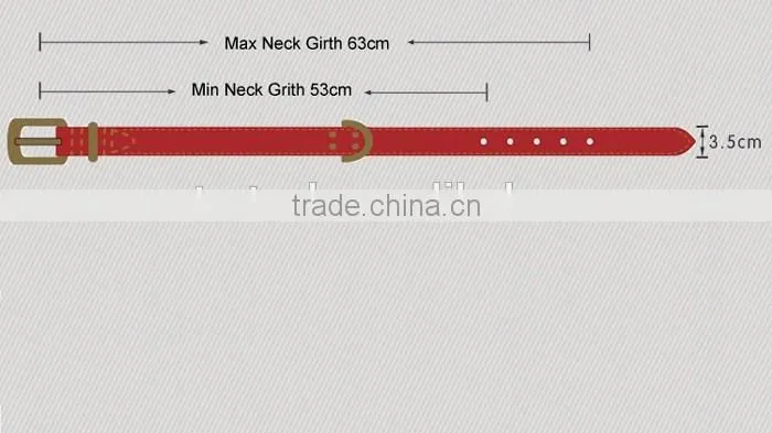 Private Label Standard Wholesale Pet Products Pet Genuine Leather Collars