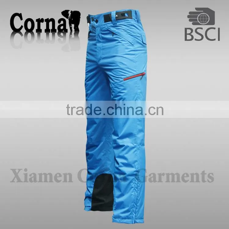Top quality 100% polyester winter ski wear european style fashion pants with high quality