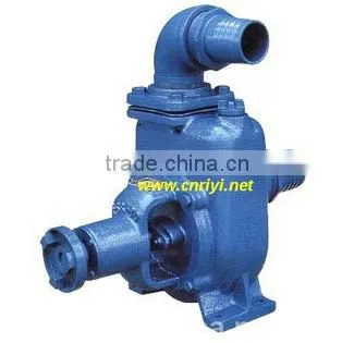 large irrigation pump driven by diesel engine with trailer