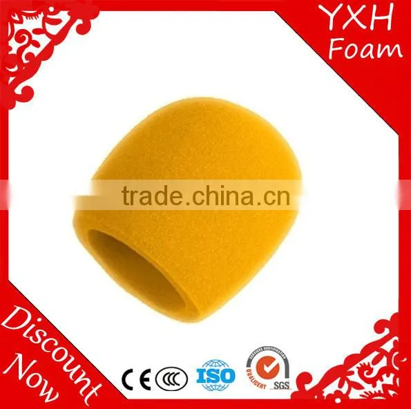 hot sell 70mm length foam microphone sponge microphone cover for all common handheld stage microphone