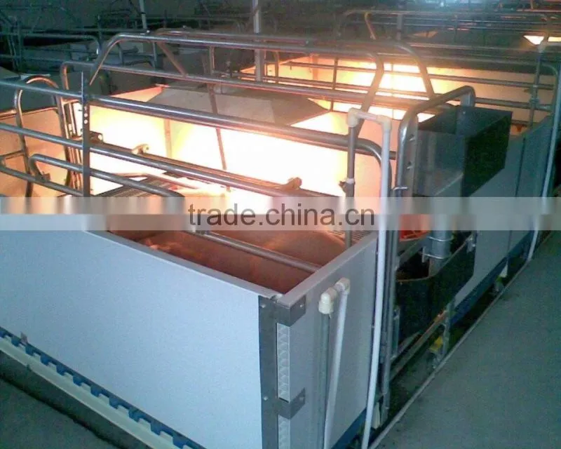 Hot galvanized Farrowing crate for pig with metal fence