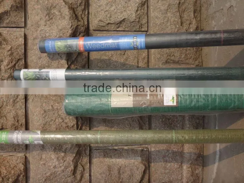 black/Green pp plastic ground cover