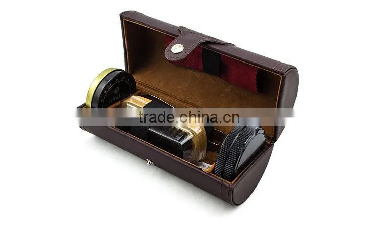 PU Leather shoe care products for travel