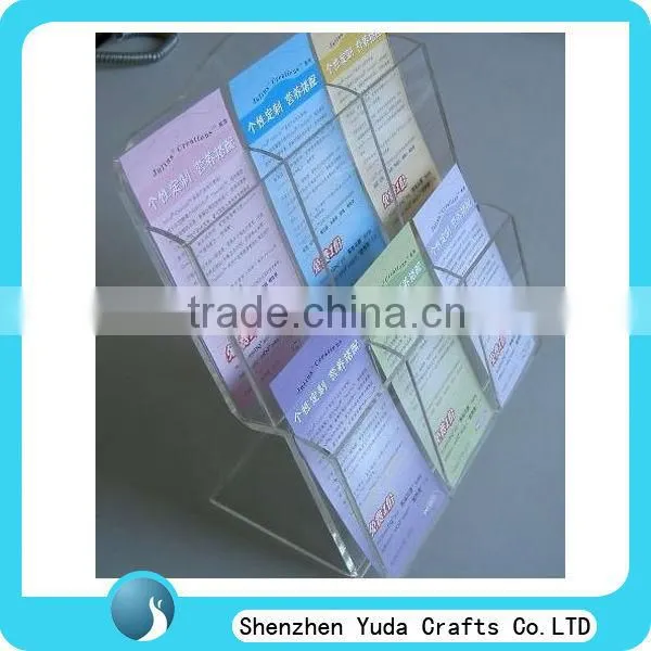 clear acrylic document holder,lucite brochure holder,perspex book holder
