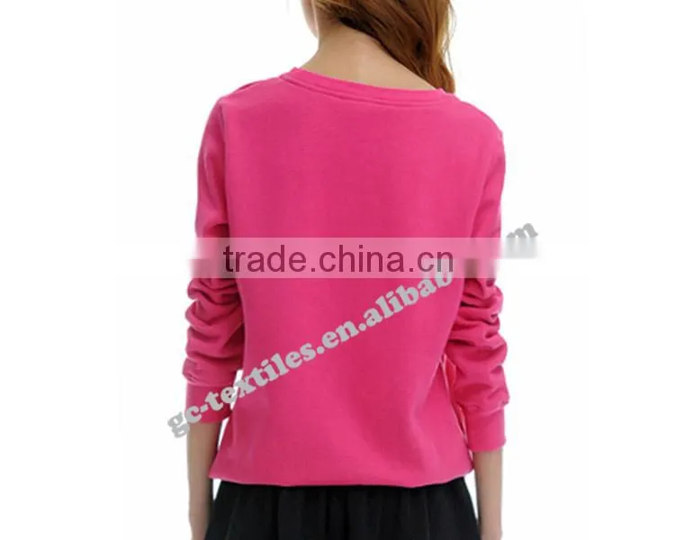 Girl's Fleece Hoodie Sweater with logo printed