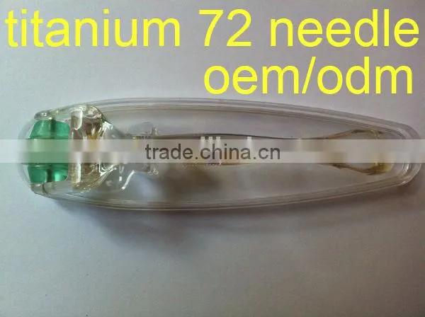 72 needles stainless steel/titanium derma roller eye on hot sale