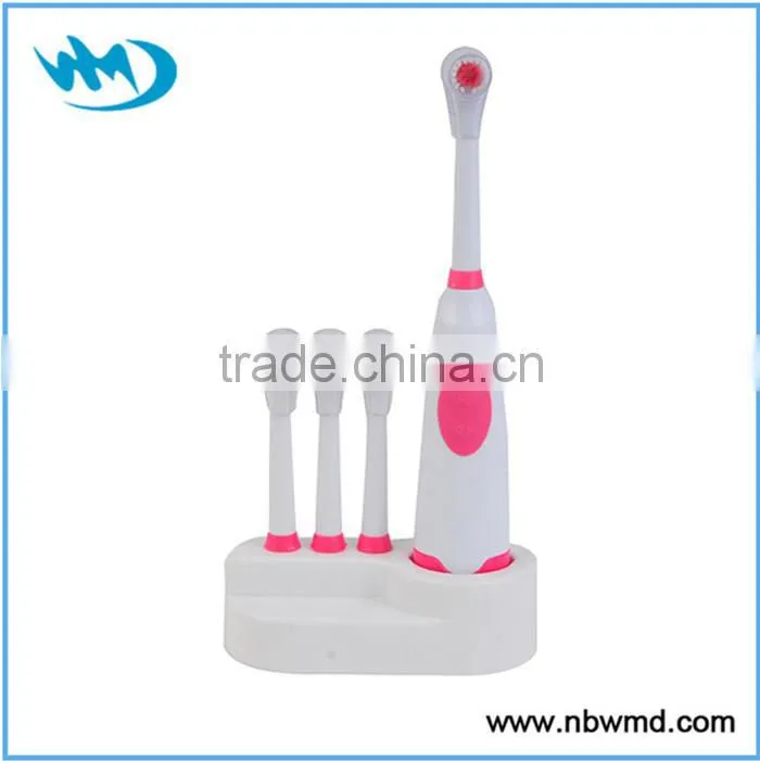 Multi-color mini electrical toothbrush prices with 2-AA batteries