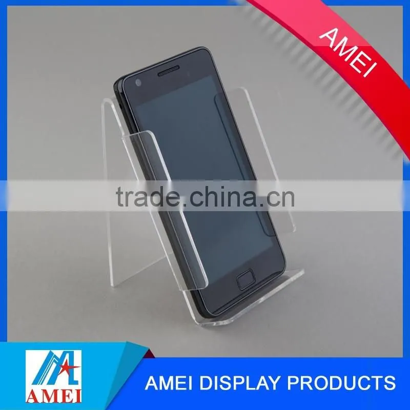 Wholesale Alibaba Supplier universal promotional high quality acrylic anti-silp mobile phone display stand holders