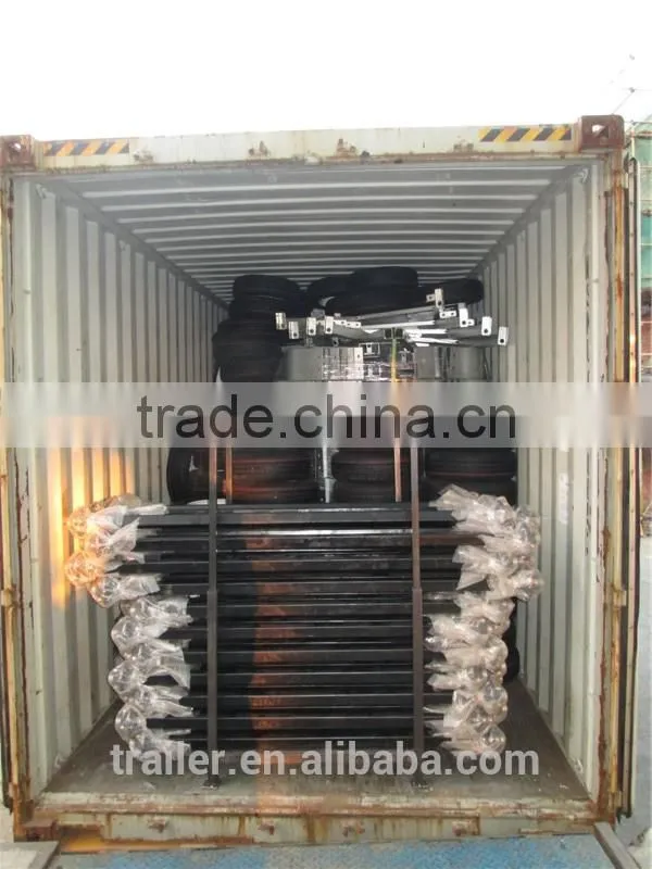 2016 Top 1 Hot Sale !!!!7x4ft Hot Dipped Galvanized Aluminium Ramp Caged Box Trailer