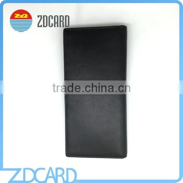 Credit Card Use and leather Material Rfid Blocking Wallets For Men