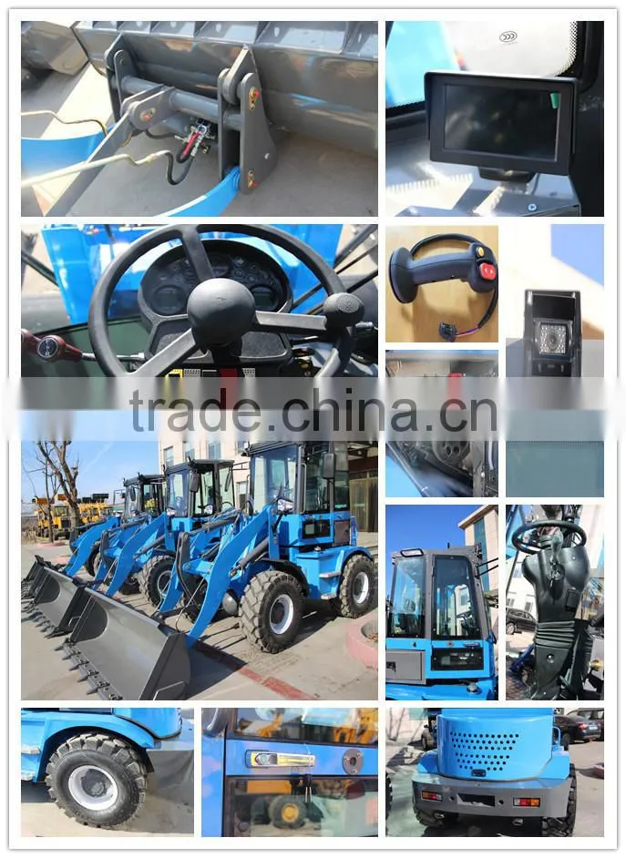 China small scale 1.2T wheel loader machine agricultural wheel loader ZLY916A