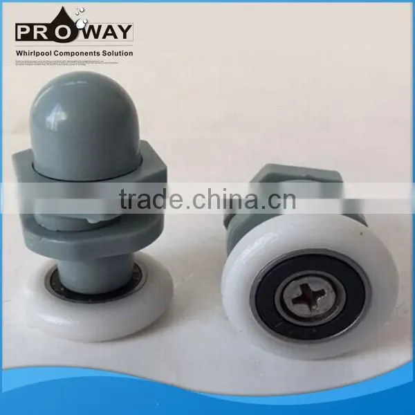Plastic Sliding Door Rollers Bathroom Shower Bearing Pulley