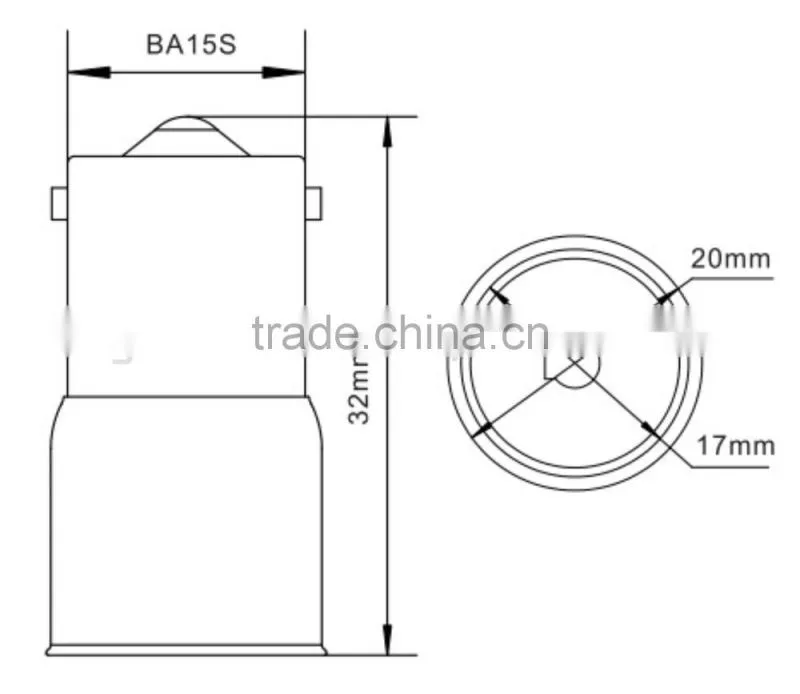 SG-AD-BA15S-E17 electric switch and socket