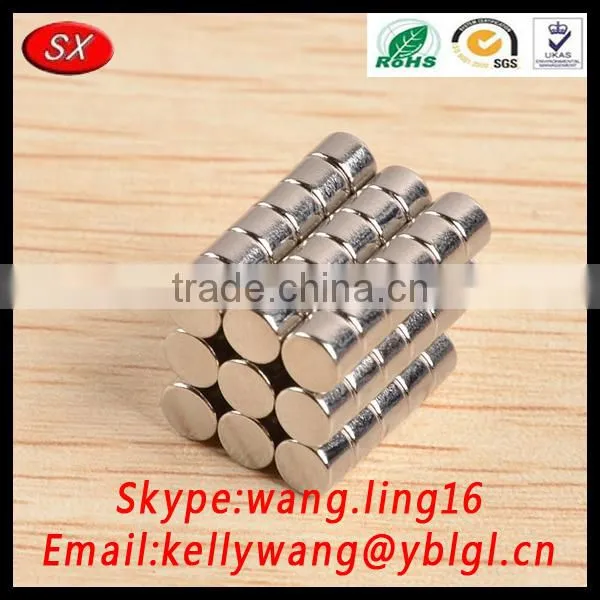 Dongguan Supplier Custom Bar Magnet, Round Shape Metal Magnets