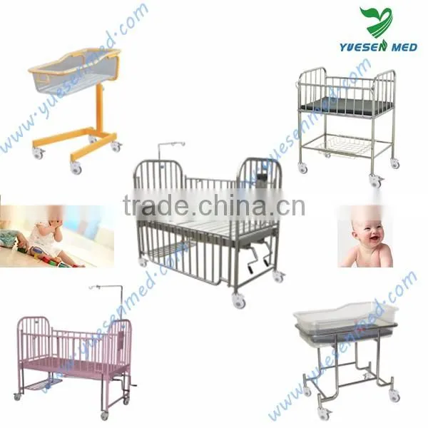 Cheap stainless-steel hospital manual emergency treatment ICU bed