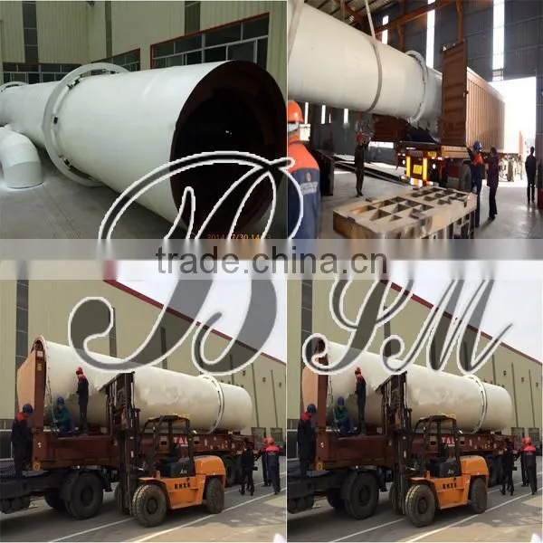 BSM continuous working drum rotary dryer / rotary drier machine