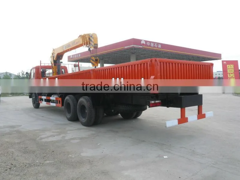 6x4 Dongfeng truck mounted telescopic crane