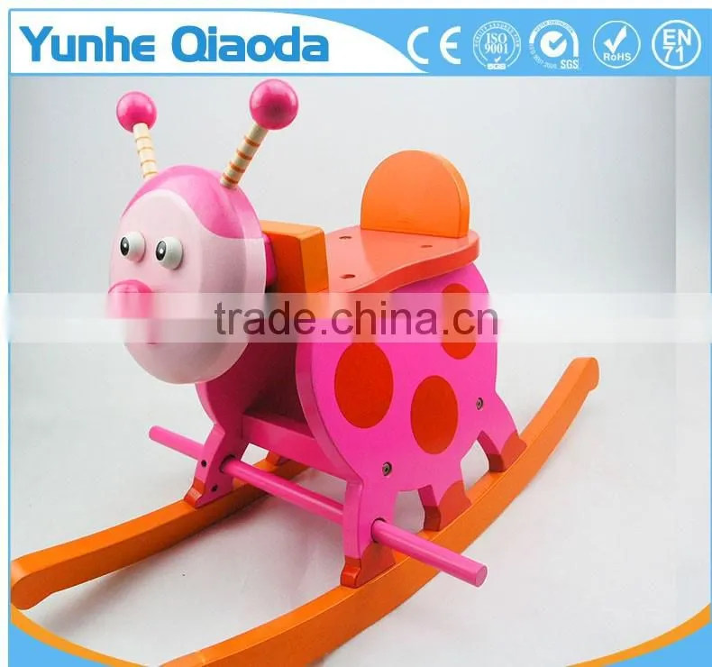 Child Wooden Rocking insect Rocker insect Wooden Rocker,Wooden Horse Rocker,Wooden Toy Rocker Produc