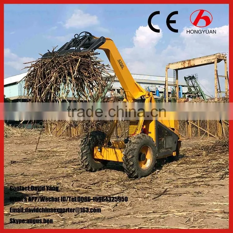 china supplier 3 wheel loader sugarcane loader