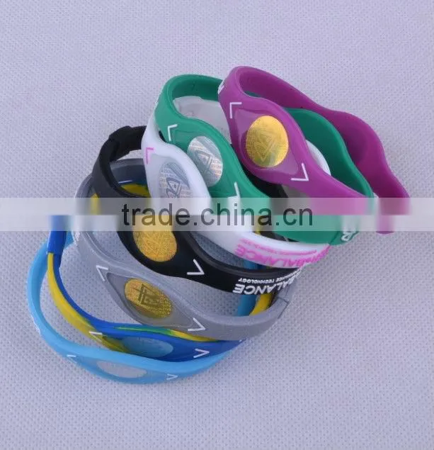 Hot sale!!! Most special promotion gift energy silicon bracelet charms fashion bracelets 2013